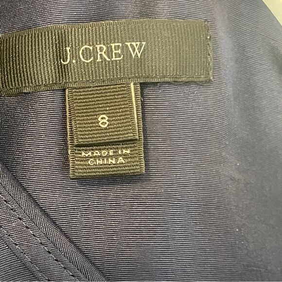 J.Crew One Shoulder Ruffle Blouse Sz 8 Gently Loved - Picture 5 of 8